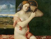 Giovanni Bellini Naked Young Woman in Front of the Mirror Spain oil painting artist